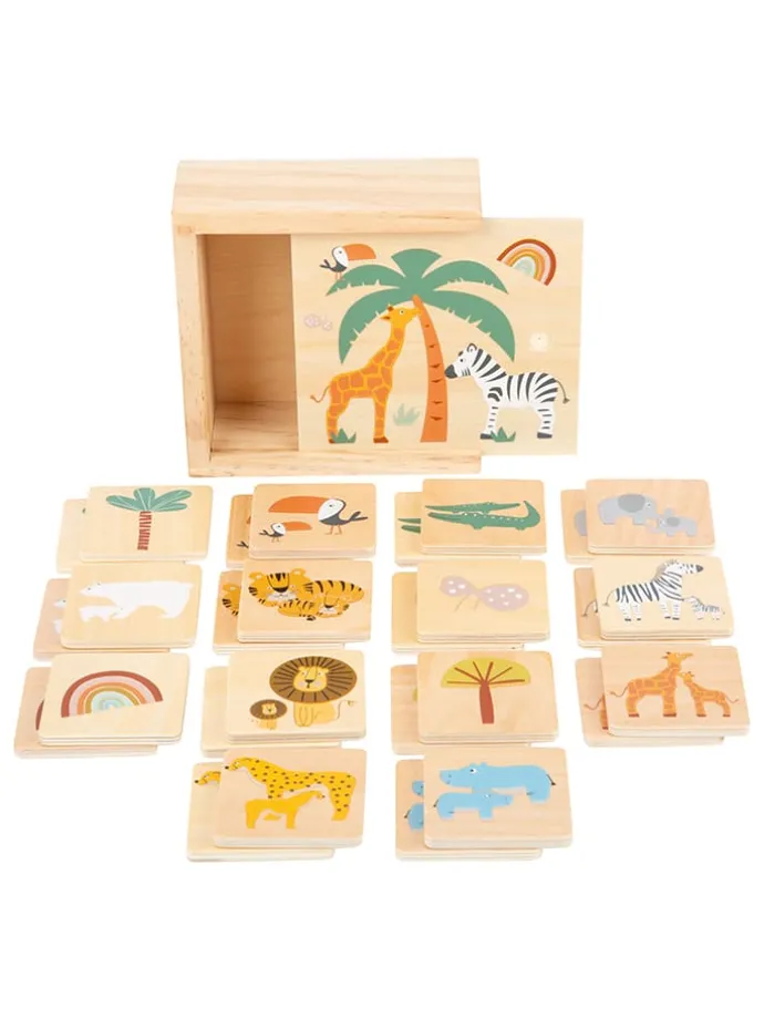 Memoryspel "Safari" - vanaf 3 jaar