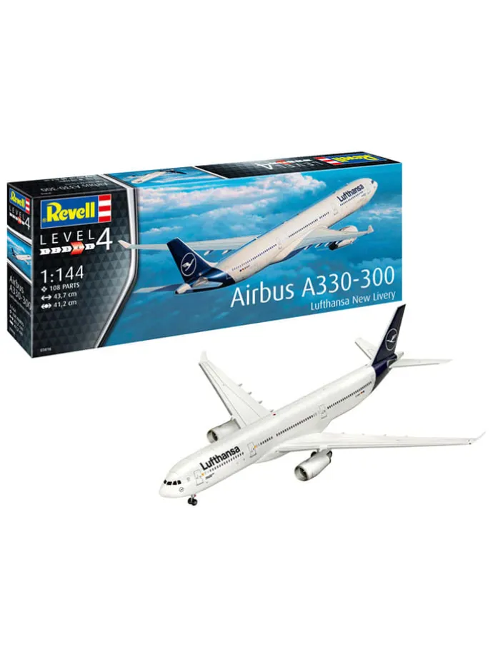 Modelbouwpakket "Airbus A330-300 - Lufthansa "New Livery" - vanaf 12 jaar