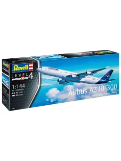 Modelbouwpakket "Airbus A340-300 Lufthansa" New Livery" - vanaf 12 jaar