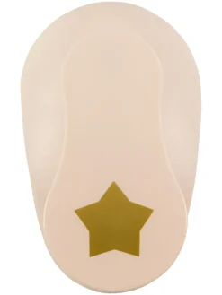 Motiefpons "Ster" beige