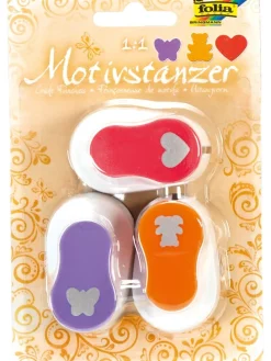 Motiefstansen meerkleurig - 3 stuks