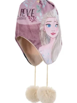 Muts met oortjes "Frozen" beige