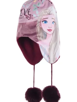 Muts met oortjes "Frozen" roze
