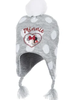 Muts met oortjes "Minnie" grijs