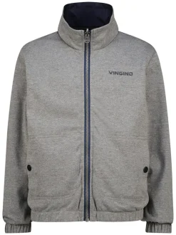 Omkeerbare tussenjas donkerblauw/grijs
