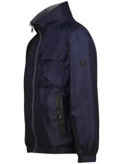 Omkeerbare tussenjas donkerblauw/grijs