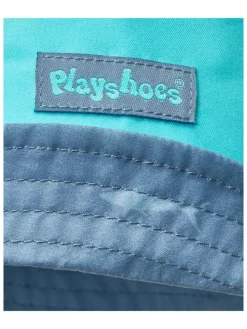 Omkeerbare zonnehoed "Hai" blauw