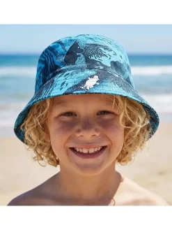 Omkeerbare zonnehoed "Moomin" blauw