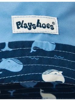 Omkeerbare zonnehoed "Walvis" blauw