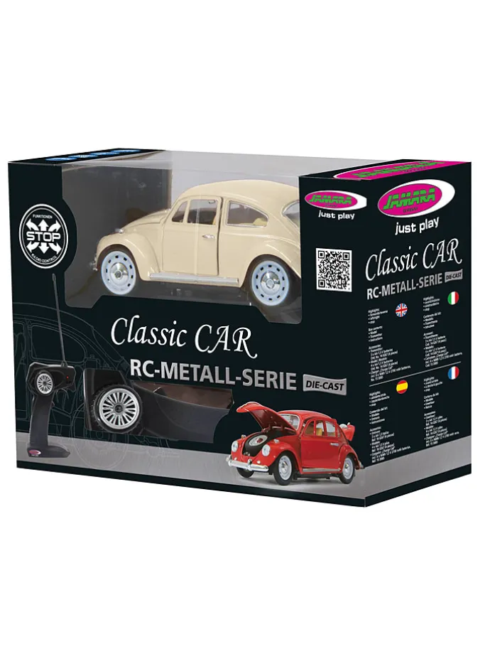 Op afstand bestuurbare auto "VW Kever RC Diecast" crème - vanaf 6 jaar