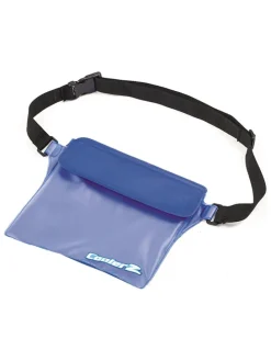 Opbergzak “Splash Guard” paars/transparant - (B)27,5 x (H)20,5 cm