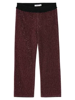 Paillettenbroek "Runic" rood