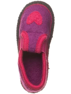 Pantoffels "Bobby Herz" paars