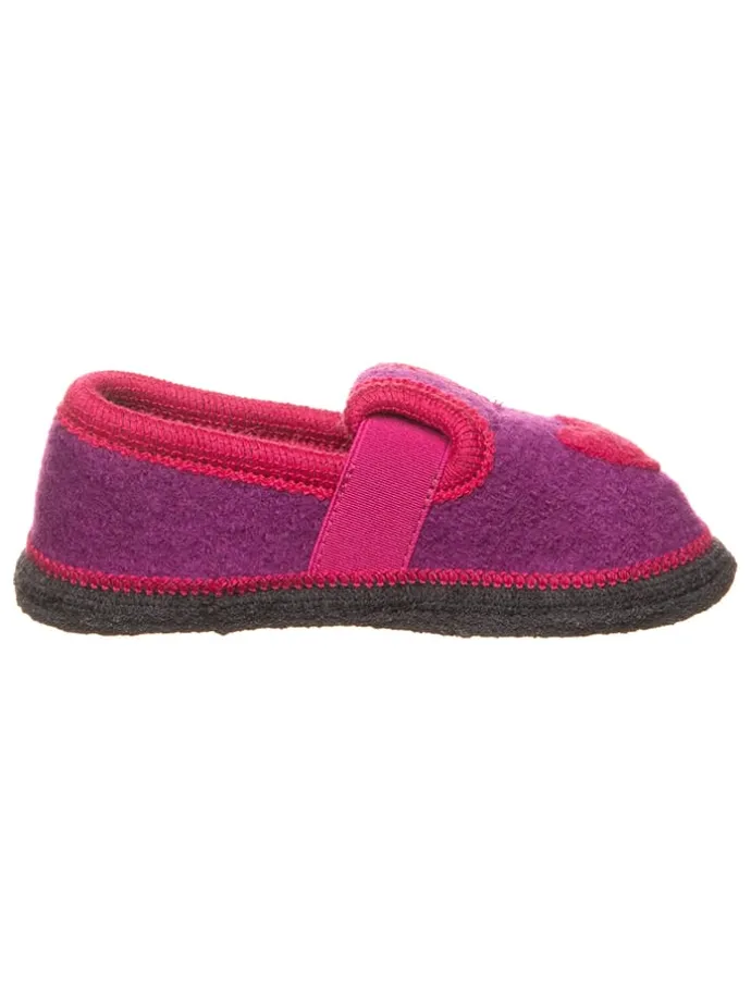 Pantoffels "Bobby Herz" paars