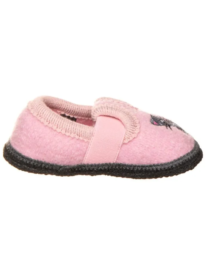 Pantoffels "Bobby Kätzchen" lichtroze