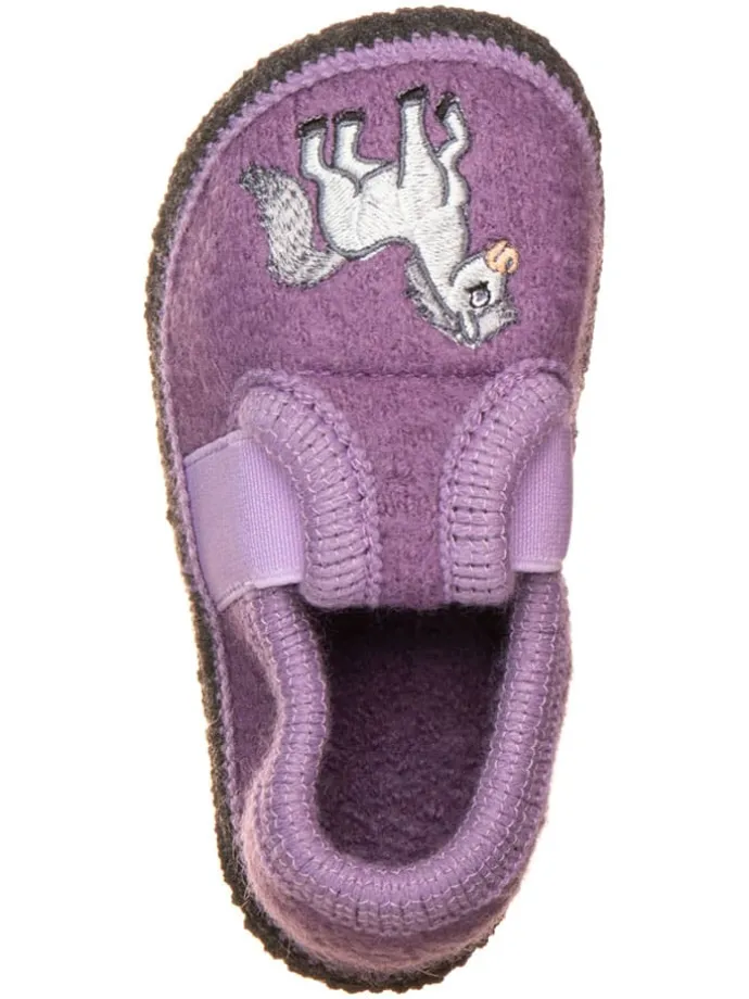 Pantoffels "Bobby Pferdchen" paars