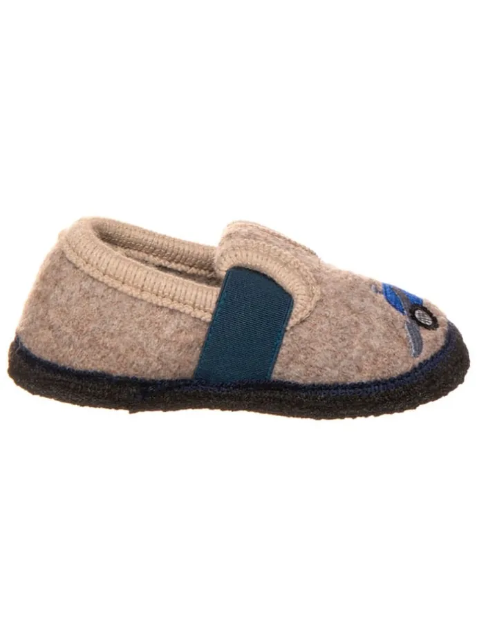 Pantoffels "Bobby Traktor" beige