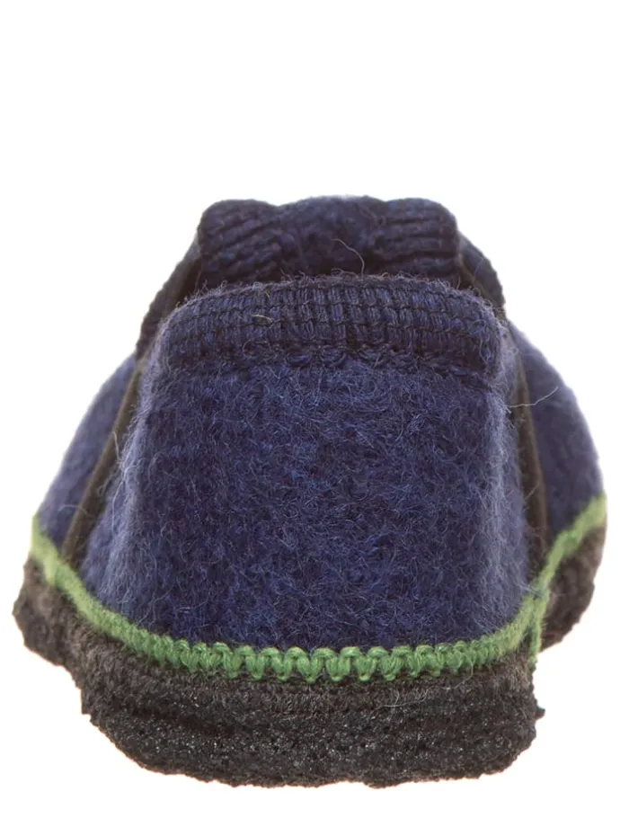 Pantoffels "Bobby Traktor" donkerblauw