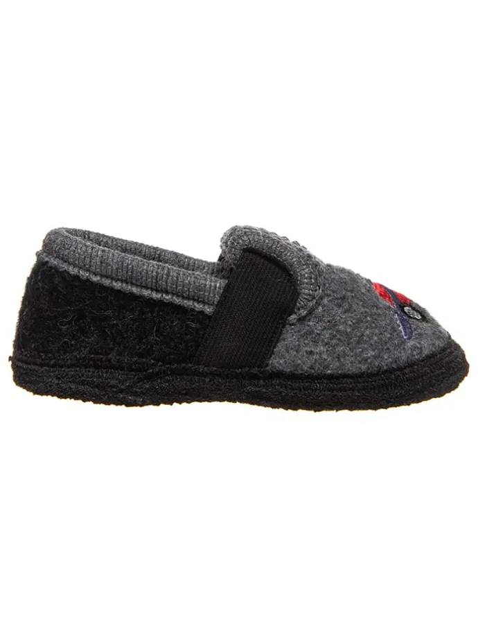 Pantoffels "Bobby Traktor" grijs