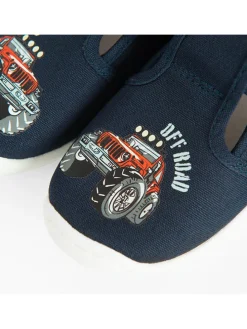 Pantoffels donkerblauw