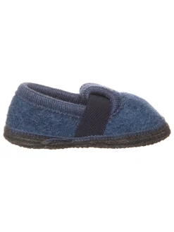 Pantoffels donkerblauw/antraciet