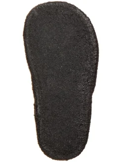 Pantoffels donkergroen/lichtbruin