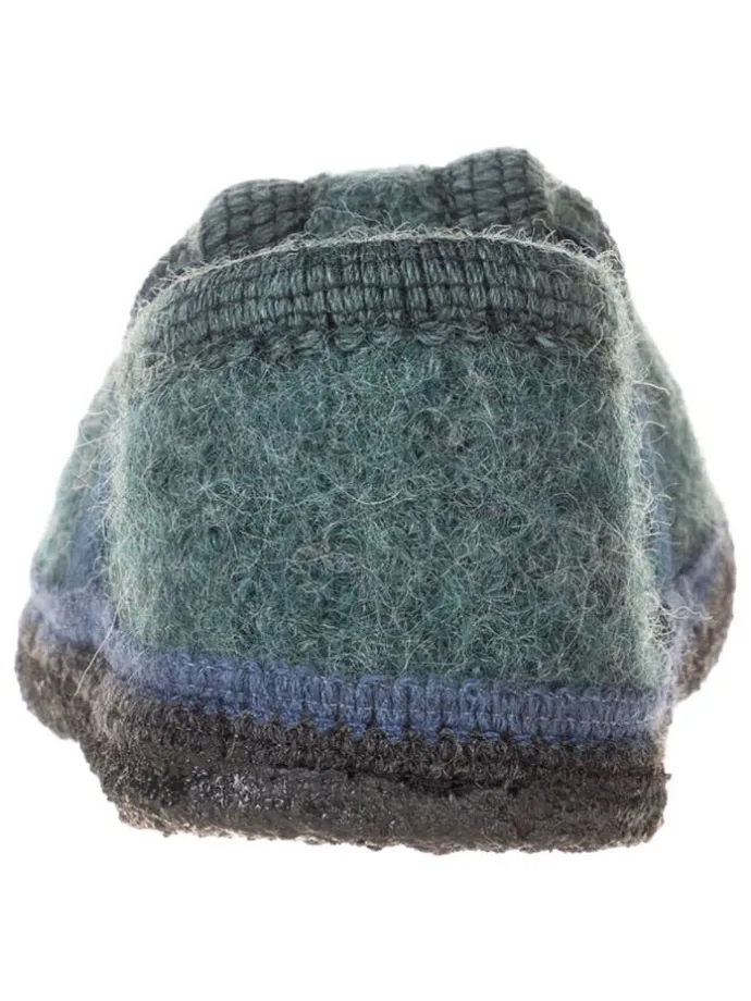 Pantoffels "Krokodil" turquoise