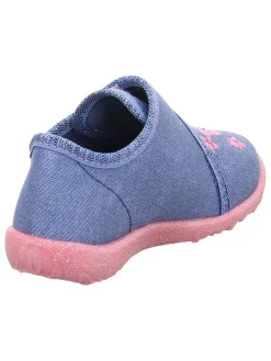 Pantoffels "Spotty" donkerblauw