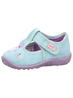 Pantoffels "Spotty" turquoise
