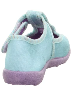 Pantoffels "Spotty" turquoise