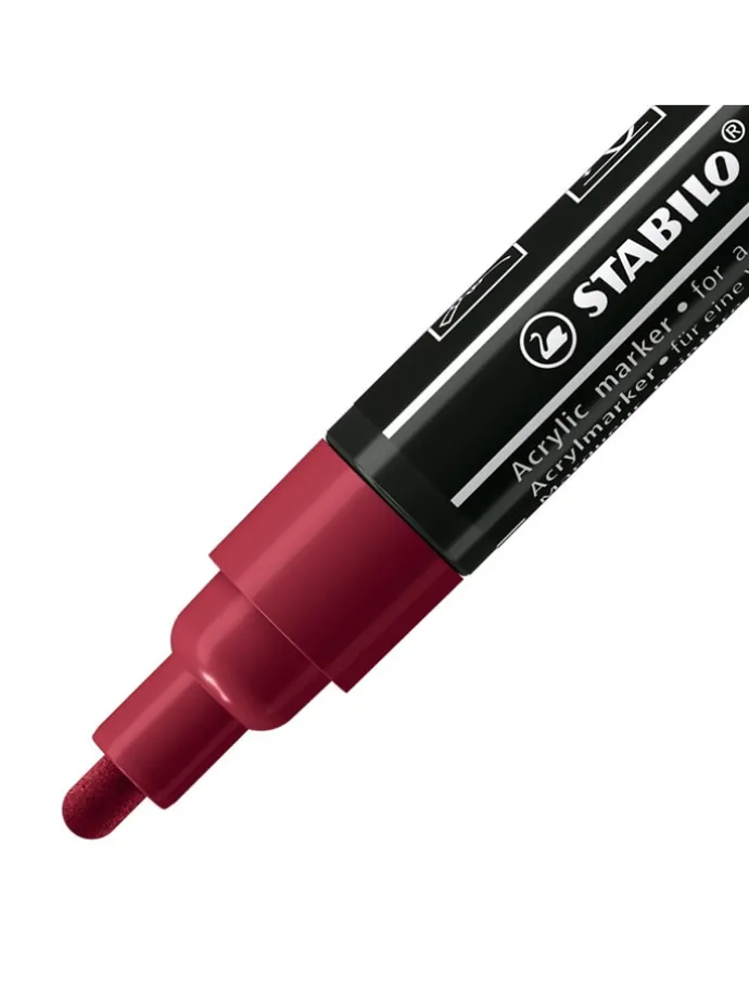 Permanentmarker "STABILO FREE Acrylic Urban" - 5-pack