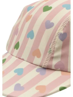 Pet met nekbescherming beige/lichtroze