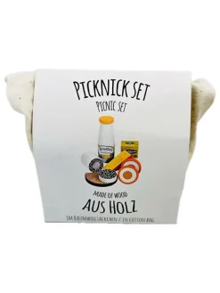 Picknickset in katoenen zak - vanaf 3 jaar