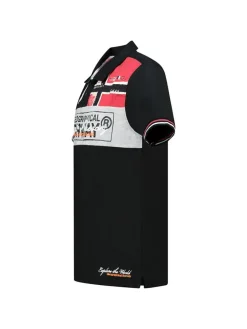 Poloshirt "Kidney" zwart