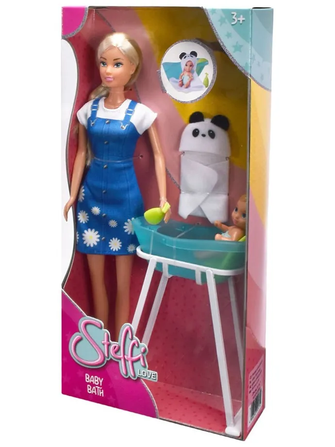 Pop "Baby Bath" met baby en accessoires - vanaf 3 jaar