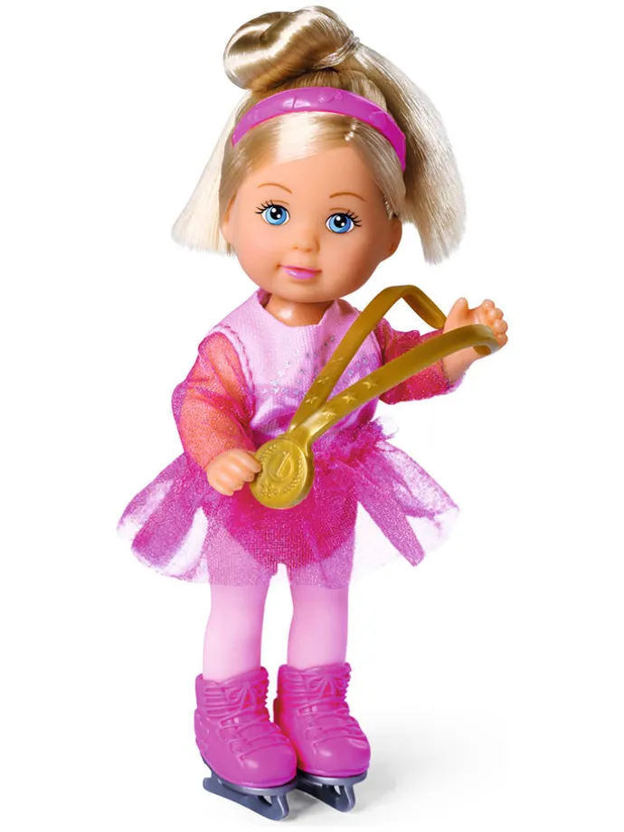 Pop "Evi Ice Skating" met accessoires - vanaf 3 jaar