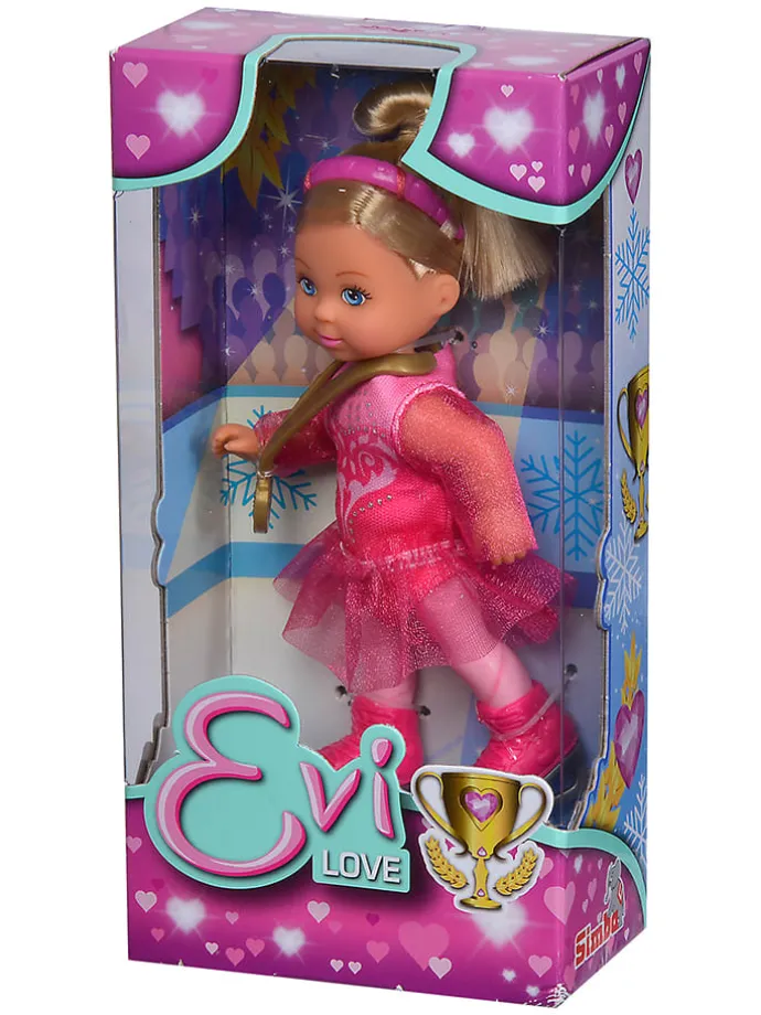 Pop "Evi Ice Skating" met accessoires - vanaf 3 jaar