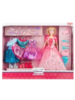 Pop "Lauren - Party" met accessoires - vanaf 3 jaar (verrassingsproduct)