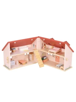 Poppenhuis met meubels - vanaf 3 jaar