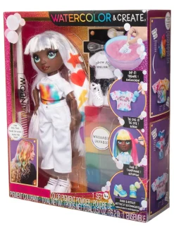 Pop "Rainbow High Watercolor & Create-Green" - vanaf 4 jaar