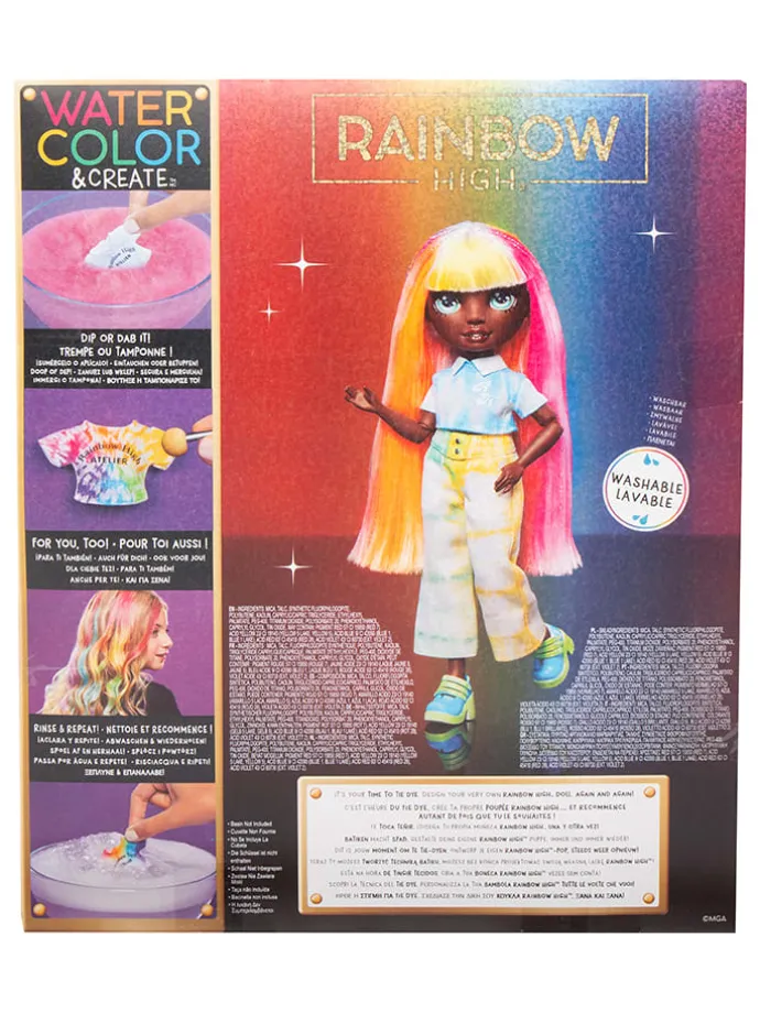 Pop "Rainbow High Watercolor & Create-Green" - vanaf 4 jaar