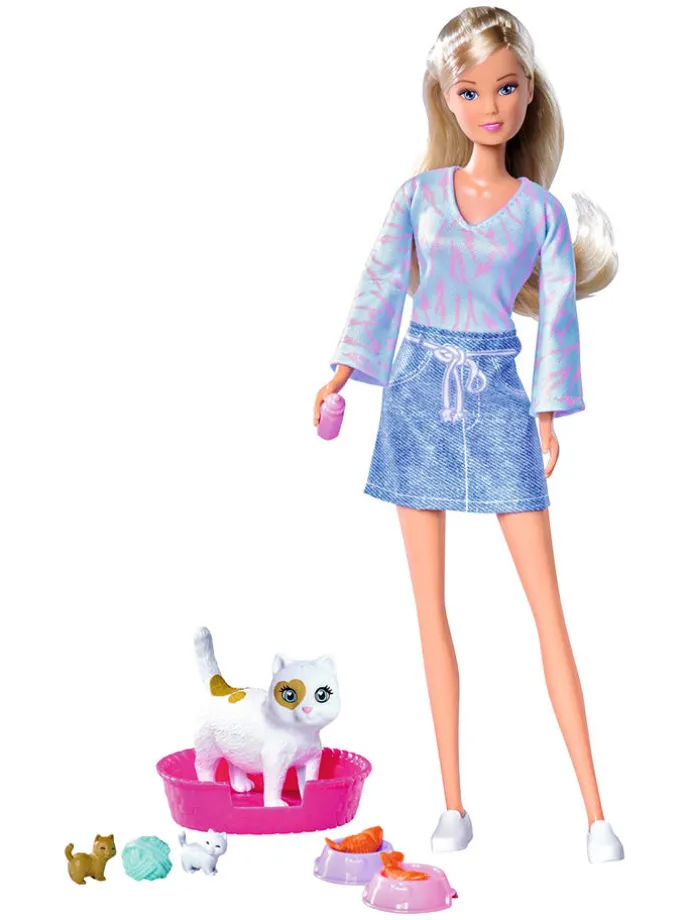 Pop "Steffi Baby Cats" met accessoires - vanaf 3 jaar