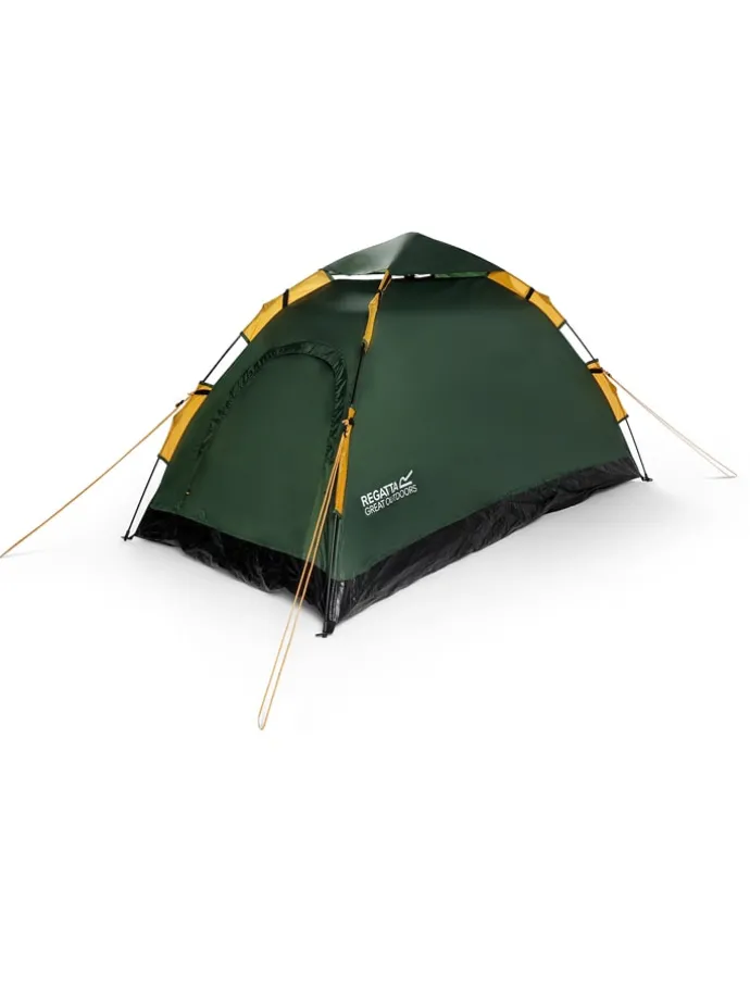 Pop-up-tent groen - (B)135 x (H)200 x (D)116 cm