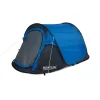 Pop-up tent "Malawi II" blauw/grijs - (L)220 x (B)90 x (H)120 cm