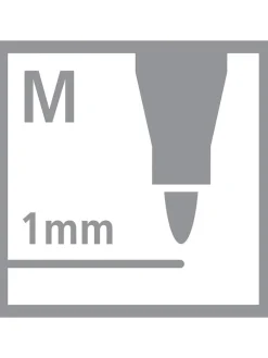 Premium viltstiften "- STABILO Pen 68" - 12 stuks