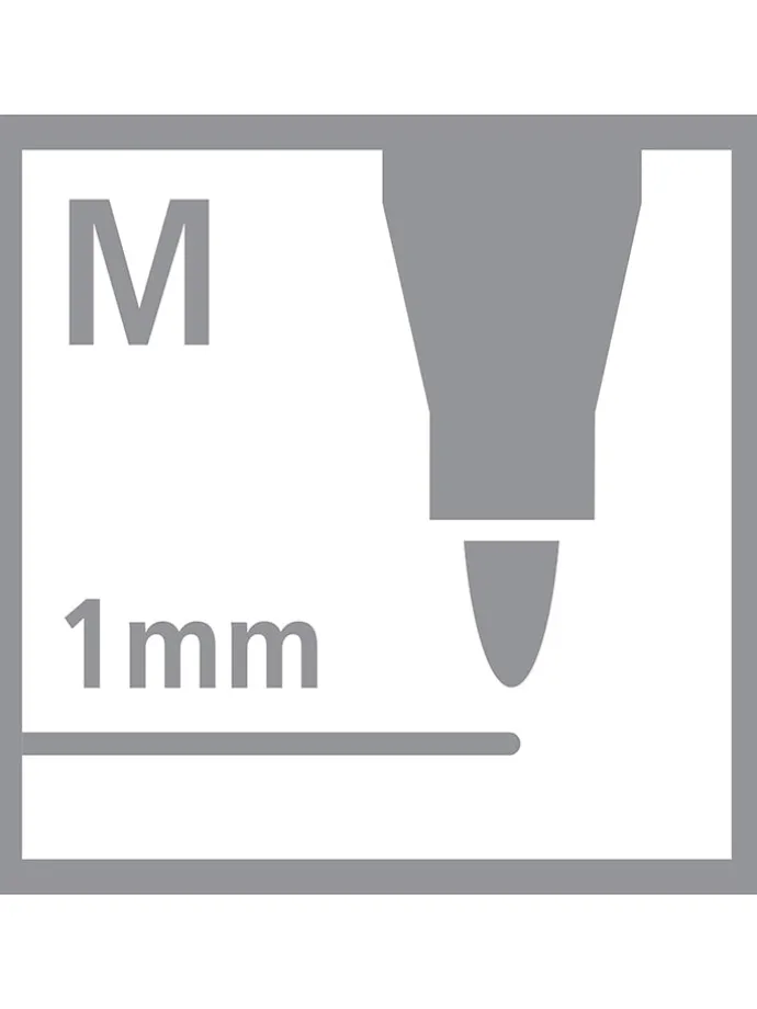 Premium viltstiften "- STABILO Pen 68" - 12 stuks
