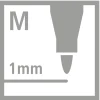 Premium viltstiften "STABILO Pen 68 - Arty" - 18 stuks