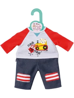 Puppenoutfit "Dolly Moda Trousers + Shirt" meerkleurig - vanaf 12 maanden