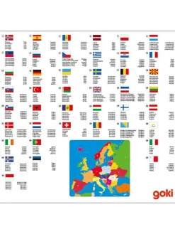 Puzzel "Europa" - vanaf 5 jaar