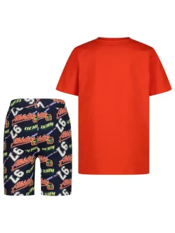 Pyama rood/donkerblauw